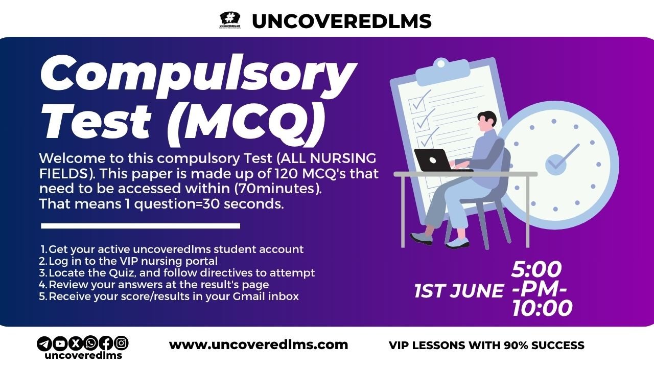 Compulsory test flyer