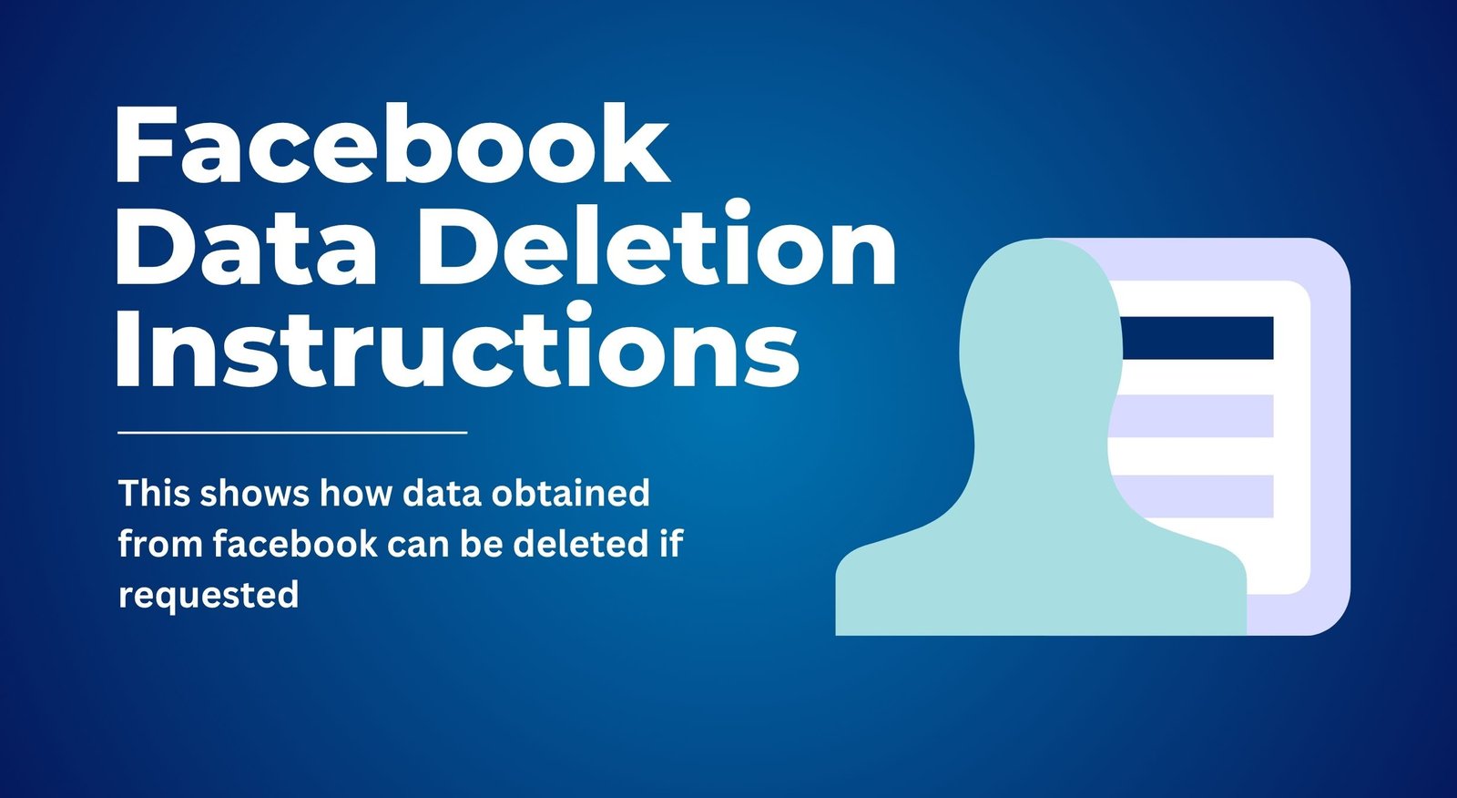 Facebook data del